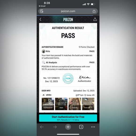 Adidas X Yeezy 700 Utility Black 10.5 - Picture 9 of 9